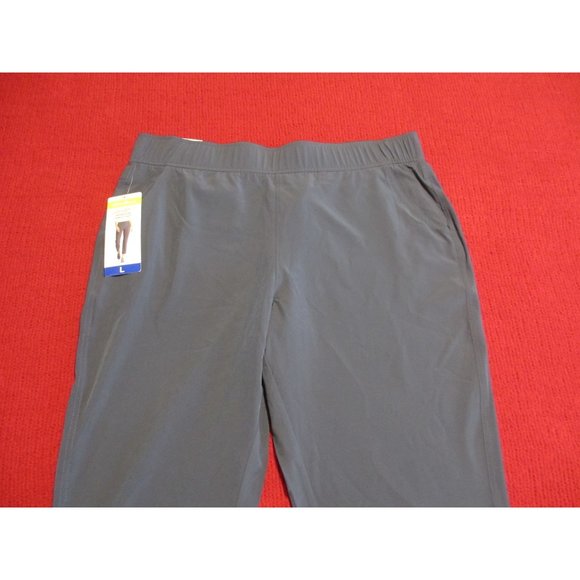 EDDIE BAUER BLUE ANKLE PANTS LARGE NWT - Picture 4 of 5